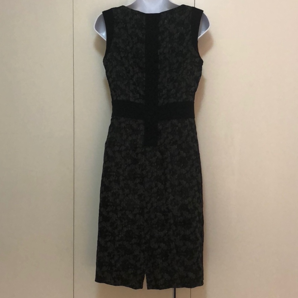 Classiques Entier Black/Gray Woven Linen Dress - Picture 4 of 7